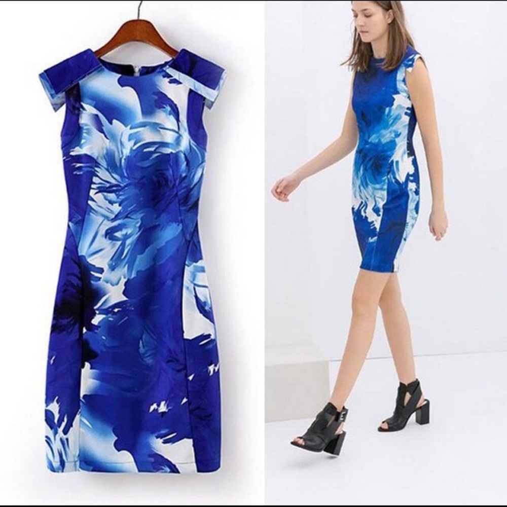 Blue dress
